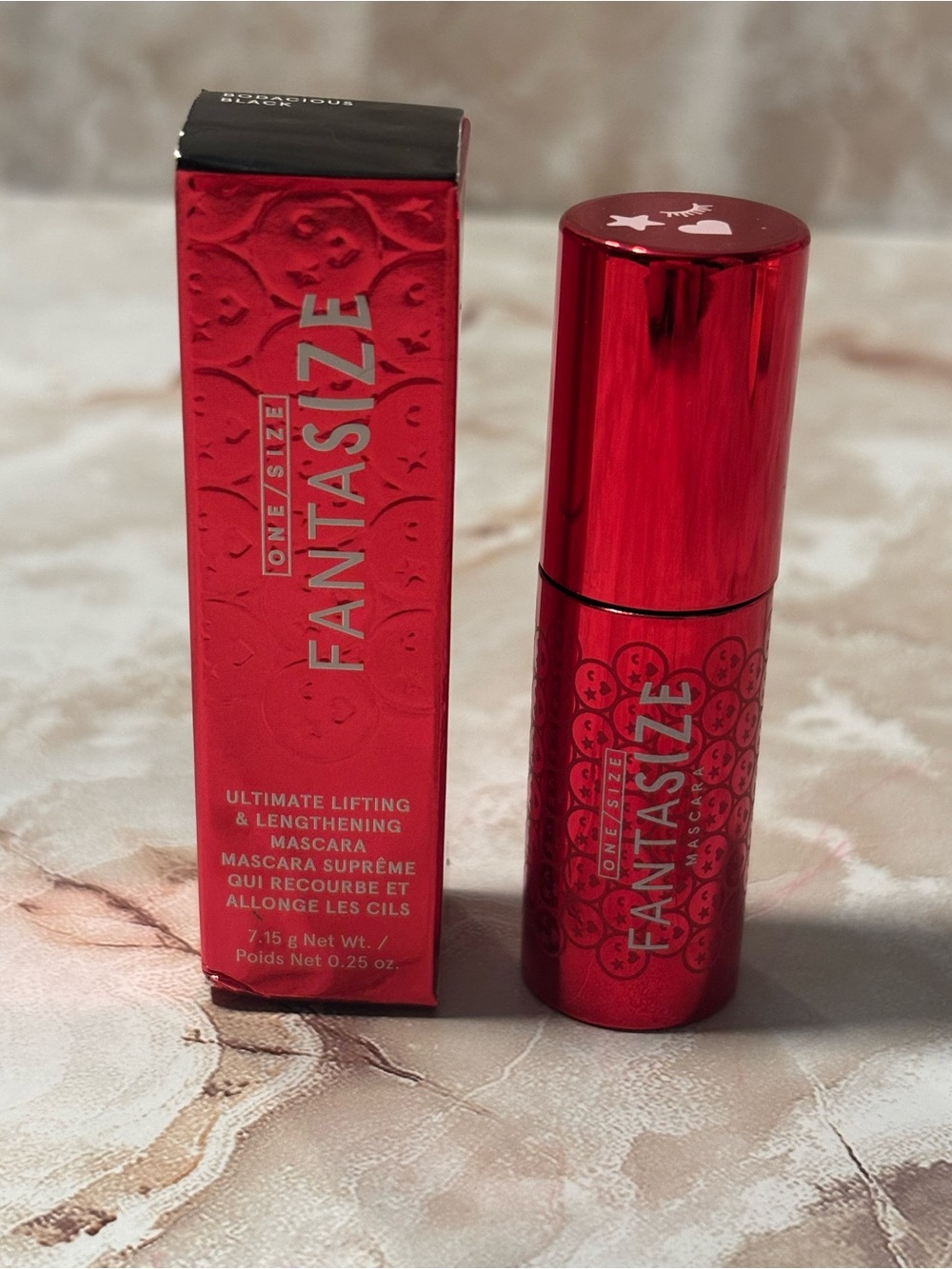 ONE/SIZE Fantasize Mascara - Metallic Red Packaging